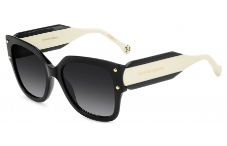 Gafas de Sol - Carolina Herrera - HER 0366/S - 80S (9O) BLACK WHITE // DARK GREY GRADIENT