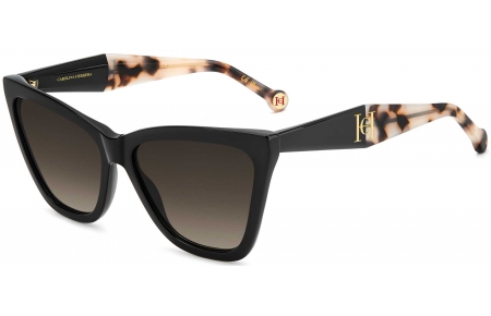 Gafas de Sol - Carolina Herrera - HER 0374/S - 807 (HA) BLACK // BROWN GRADIENT
