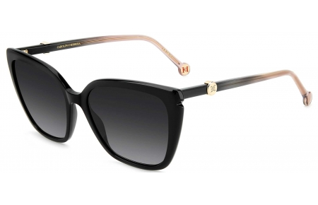 Gafas de Sol - Carolina Herrera - HER 0385/S - 807 (9O) BLACK // DARK GREY GRADIENT
