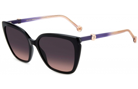 Gafas de Sol - Carolina Herrera - HER 0385/S - OFE (TP) PLUM BLACK // FULMINI MULTILAYER GREEN