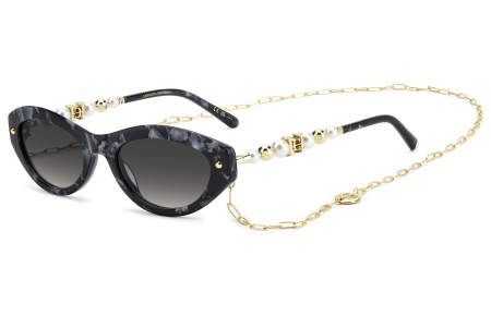 Gafas de Sol - Carolina Herrera - HER 0406/S - GBY (9O) BLACK MARBLE // DARK GREY GRADIENT