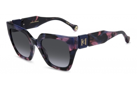 Gafas de Sol - Carolina Herrera - HER 0414/S - 2TB (GB) BLACK PINK HAVANA // GREY GRADIENT AZURE