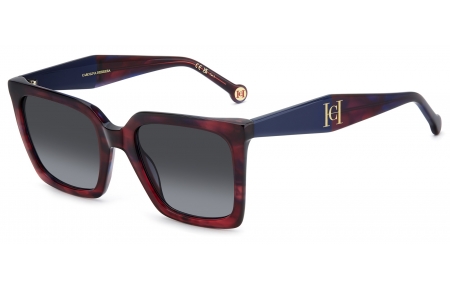 Gafas de Sol - Carolina Herrera - HER 0416/S - K4G (9O) BURGUNDY HORN // DARK GREY GRADIENT