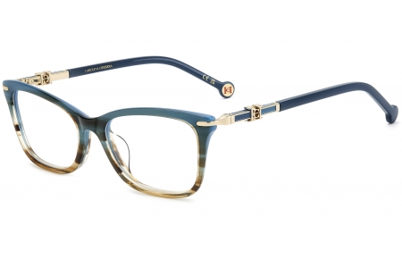 Monturas - Carolina Herrera - HER 0423/G - RFD GREEN STRIPPED BROWN