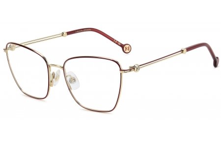 Monturas - Carolina Herrera - HER 0426 - NOA GOLD BURGUNDY
