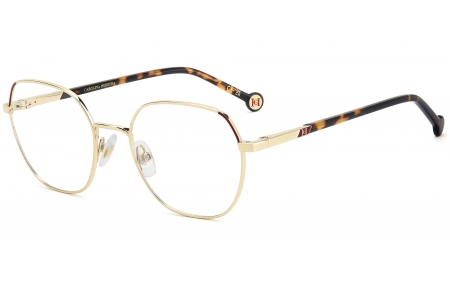 Monturas - Carolina Herrera - HER 0433 - NOA GOLD BURGUNDY