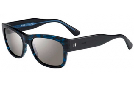 Gafas de Sol - HUGO - HG 0115/S - 8IV (H3) HAVANA BLUE GREY // SOLID GREY MIRROR
