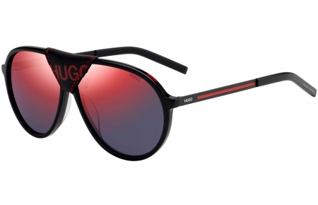 Gafas de Sol - HUGO - HG 1091/S - OIT (AO) BLACK RED // RED MIRROR