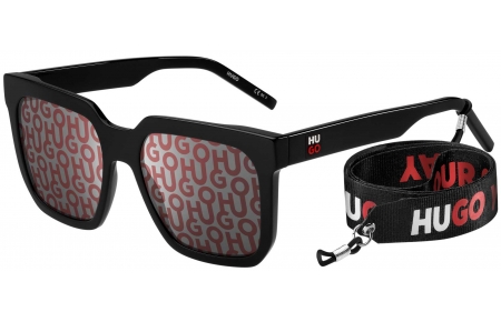 Gafas de Sol - HUGO - HG 1218/S - UYY (0L) BLACK PATTERNED RED // RED DECORED