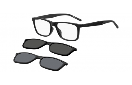 Monturas - HUGO - HG 1329/G/CS2 - 807 (99) BLACK // CLEAR + CLIP ON