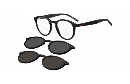 Monturas - HUGO - HG 1330/CS2 - 807 (99) BLACK // CLEAR + CLIP ON
