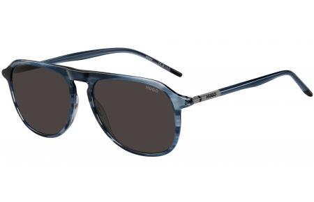 Gafas de Sol - HUGO - HG 1345/S - 38I (IR) BLUE HORN // GREY