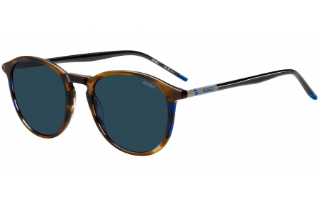 Gafas de Sol - HUGO - HG 1346/S - EX4 (KU) BROWN HORN // BLUE