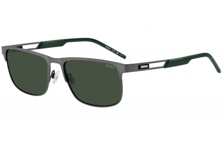 Gafas de Sol - HUGO - HG 1385/S - R80 (QT) MATTE DARK RUTHENIUM // GREEN