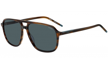 Gafas de Sol - HUGO - HG 1398/S - EX4 (IR)  BROWN HORN // GREY