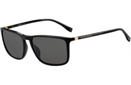 Sunglasses - BOSS Hugo Boss - BOSS 0665/S/IT - 2M2 (IR) BLACK GOLD // GREY