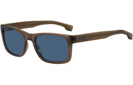 Sunglasses - BOSS Hugo Boss - BOSS 1569/S - 09Q (KU) BROWN // BLUE GREY