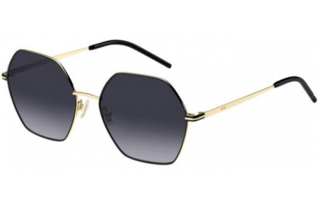 Sunglasses - BOSS Hugo Boss - BOSS 1589/S - 2M2 (9O) BLACK GOLD // DARK GREY GRADIENT