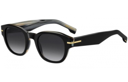 Gafas de Sol - BOSS Hugo Boss - BOSS 1717/S - QF6 (1I) BLACK STRIPED WHITE // GREY GRADIENT ANTIREFLECTION