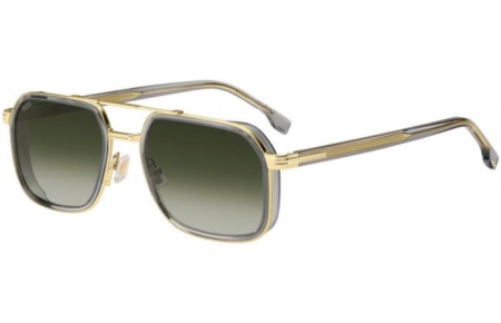 Sunglasses - BOSS Hugo Boss - BOSS 1724/S - FT3 (9K) GREY GOLD // GREEN GRADIENT
