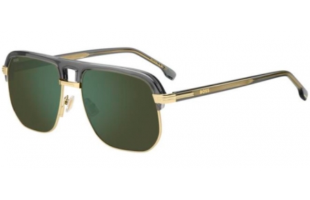 Lunettes de soleil - BOSS Hugo Boss - BOSS 1752/S - FT3 (MT) GREY // GREEN MIRROR