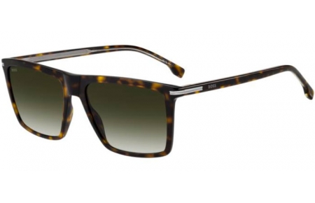 Lunettes de soleil - BOSS Hugo Boss - BOSS 1844/S - 086 (9K) DARK HAVANA // GREEN GRADIENT