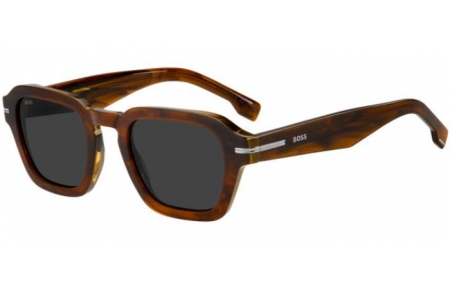 Sunglasses - BOSS Hugo Boss - BOSS 1853/S - EX4 (IR) BROWN HORN // GREY