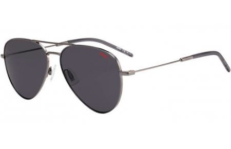 Sunglasses - HUGO Hugo Boss - HG 1059/S - KJ1 (IR) DARK RUTHENIUM // GREY