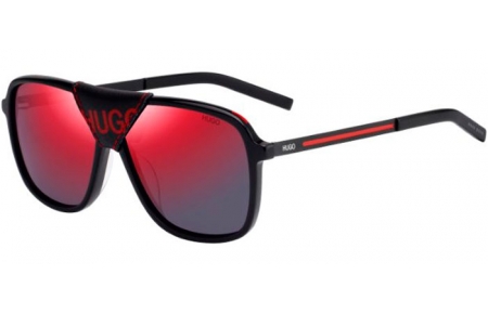 Gafas de Sol - HUGO Hugo Boss - HG 1090/S - OIT (AO) BLACK RED // RED MIRROR