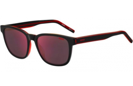 Gafas de Sol - HUGO Hugo Boss - HG 1243/S - OIT (AO) BLACK RED // RED MIRROR