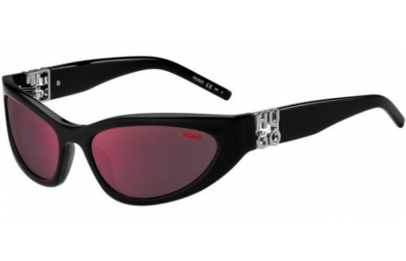 Gafas de Sol - HUGO Hugo Boss - HG 1255/S - 807 (AO) BLACK // RED MIRROR
