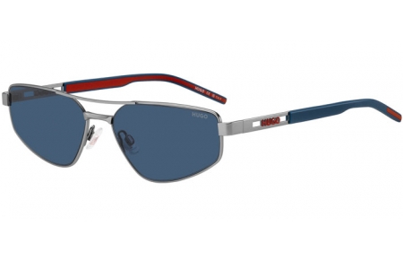 Gafas de Sol - HUGO Hugo Boss - HG 1414/S - R81 (KU) MATTE RUTHENIUM // BLUE