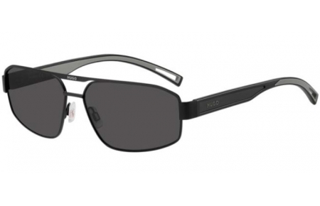Lunettes de soleil - HUGO Hugo Boss - HG 1368/S - 003 (IR) MATTE BLACK // GREY