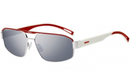 Sunglasses - HUGO Hugo Boss - HG 1368/S - KWX (T4) PALLADIUM RED // SILVER MIRROR