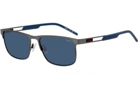 Gafas de Sol - HUGO Hugo Boss - HG 1385/S - SVK (KU) MATTE RUTHENIUM BLACK // BLUE