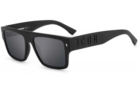 Gafas de Sol - Dsquared2 - ICON 0003/S - 003 (T4) MATTE BLACK // BLACK FLASH