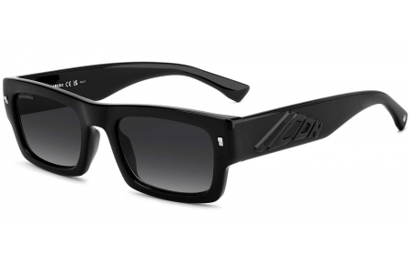 Gafas de Sol - Dsquared2 - ICON 0027/S - 807 (9O) BLACK // DARK GREY GRADIENT