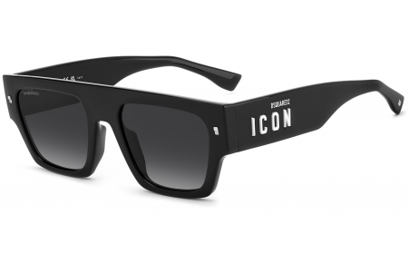 Gafas de Sol - Dsquared2 - ICON 0031/S - 807 (9O) BLACK // DARK GREY GRADIENT