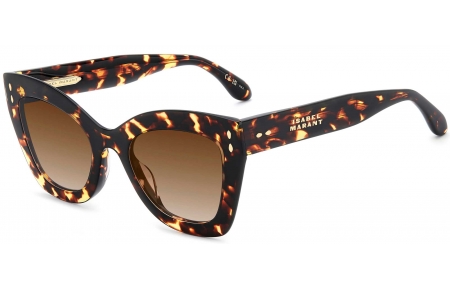 Gafas de Sol - Isabel Marant - IM 0050/G/S - 086 (HA) DARK HAVANA // BROWN GRADIENT