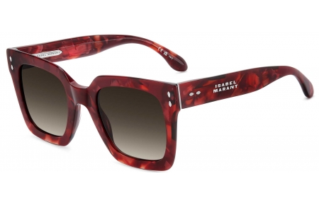 Gafas de Sol - Isabel Marant - IM 0104/S - JR9 (HA) MARBLE RED // BROWN GRADIENT