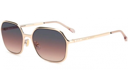 Lunettes de soleil - Isabel Marant - IM 0245/S - EYR (FF) GOLD PINK // GREY GRADIENT FUCHSIA