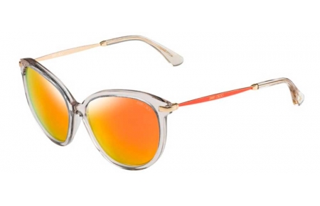 Gafas de Sol - Jimmy Choo - IVE/S - 7VO (UZ) TRANSPARENT CRYSTAL GREY // ORANGE MULTILAYER