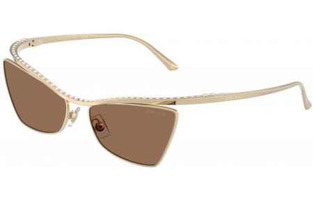 Gafas de Sol - Jimmy Choo - JC4014H - 300673  PALE GOLD // DARK BROWN