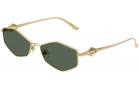 Gafas de Sol - Jimmy Choo - JC4017 - 302371  GOLD // DARK GREEN