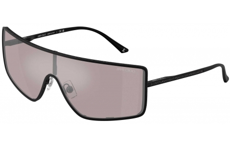 Gafas de Sol - Jimmy Choo - JC4021J - 3001AK  MATTE BLACK // VIOLET SILVER FLASH MIRROR