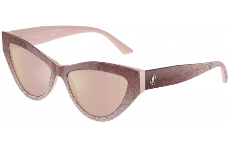 Gafas de Sol - Jimmy Choo - JC5004 - 5047/Z PINK GRADIENT GLITTER // PINK MIRROR GOLD