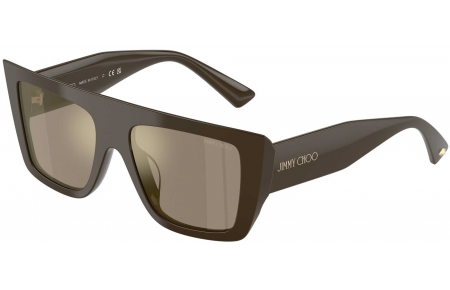 Gafas de Sol - Jimmy Choo - JC5026U - 50605A  CAPER GREEN // LIGHT BROWN MIRROR GOLD