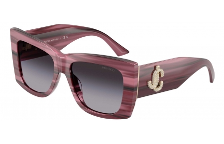 Gafas de Sol - Jimmy Choo - JC5036B - 50648G  STRIPED BLUEBERRY // GREY GRADIENT