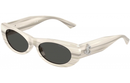 Gafas de Sol - Jimmy Choo - JC5038BU - 506587  STRIPED IVORY // DARK GREY