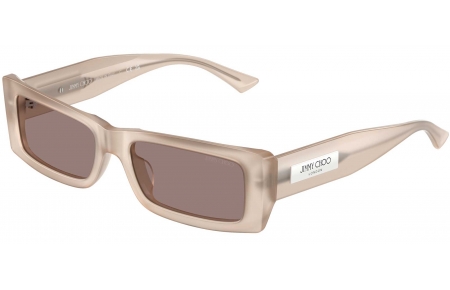 Gafas de Sol - Jimmy Choo - JC5040U - 50257N  OPAL BROWN TAUPE // PURPLE BROWN MIRROR SILVER